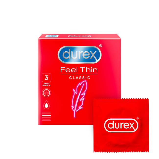Durex Feel Thin kondómy 3ks