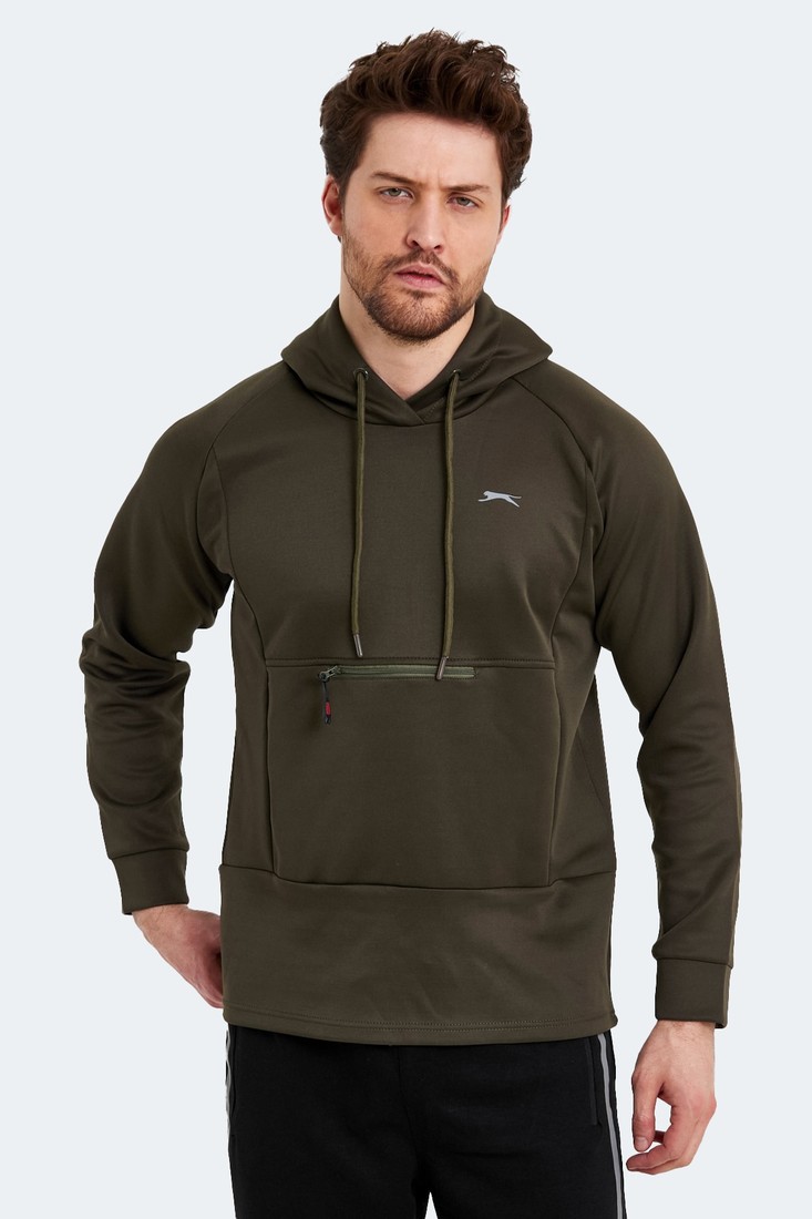 Slazenger Sports Sweatshirt - Khaki - Regular fit