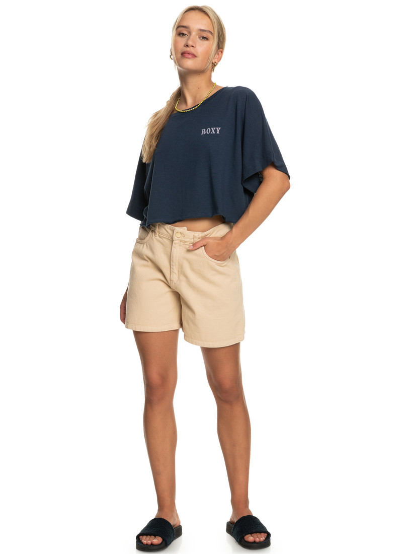 Dámske crop tričko Roxy TIKI & SURF TEE A