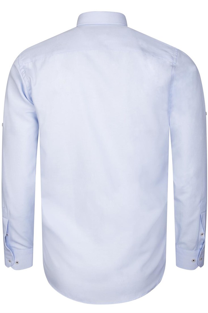 G674 DEWBERRY MEN'S SHIRT-STRAIGHT LIGHT BLUE