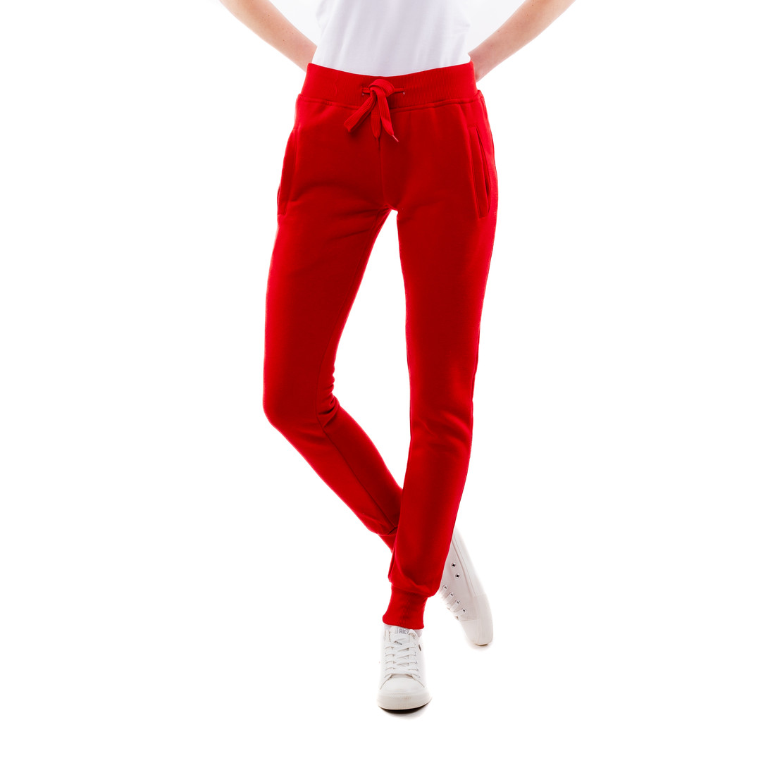Women's sweatpants GLANO - red