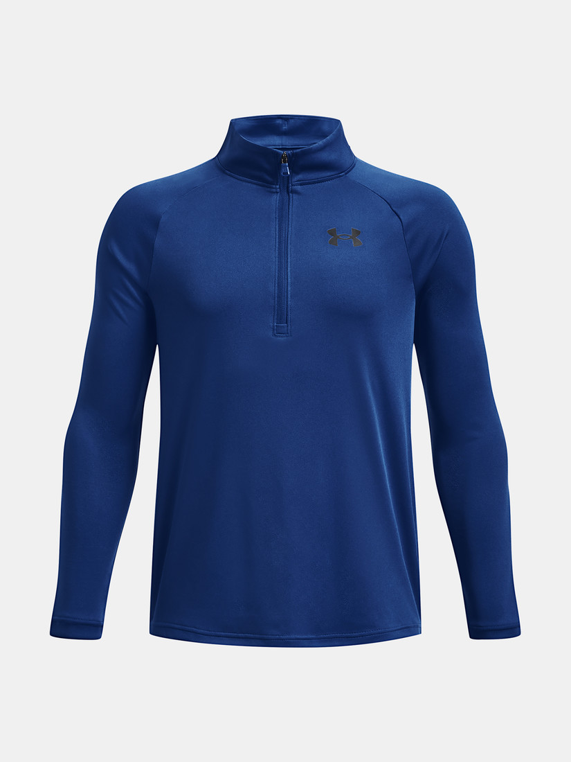 Under Armour T-Shirt UA Tech 2.0 1/2 Zip-BLU - Boys