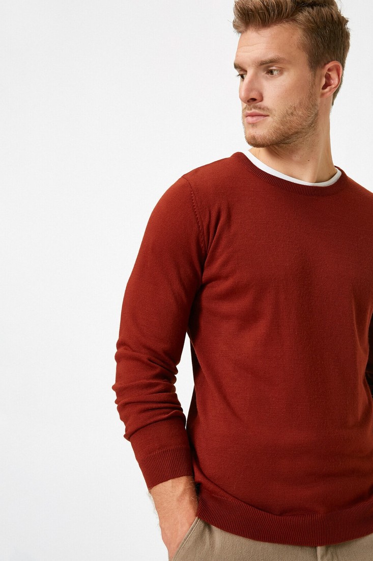Koton Sweater - Orange - Regular fit