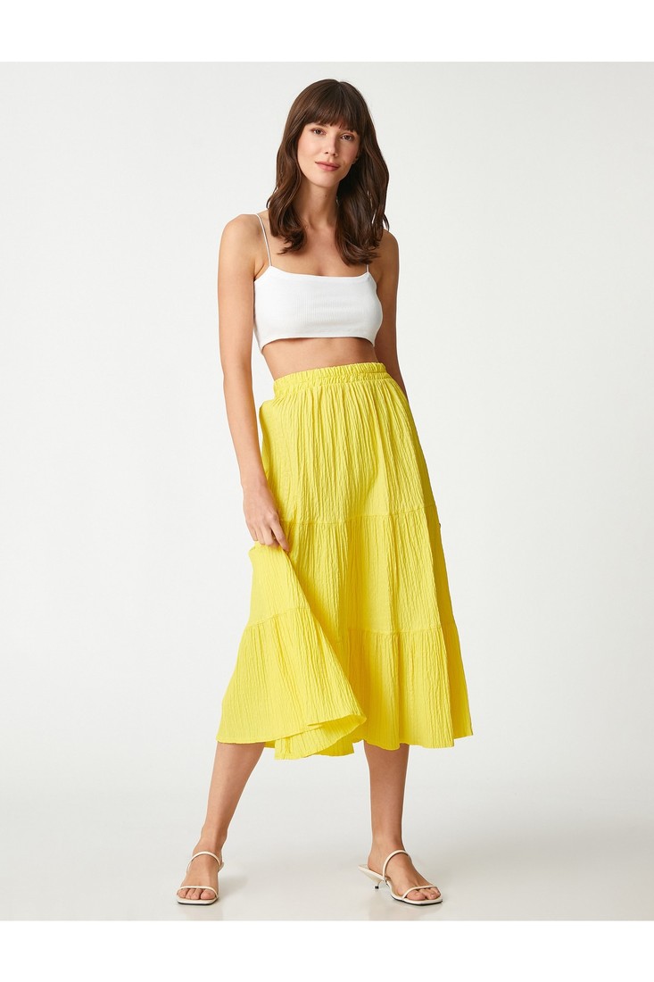 Koton Skirt - Yellow - Maxi