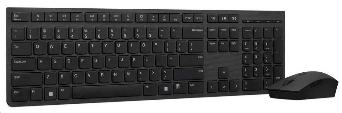 LENOVO klávesnica a myš bezdrôtová Professional Wireless Rechargeable Keyboard and Mouse Combo - Slovak/Slovak
