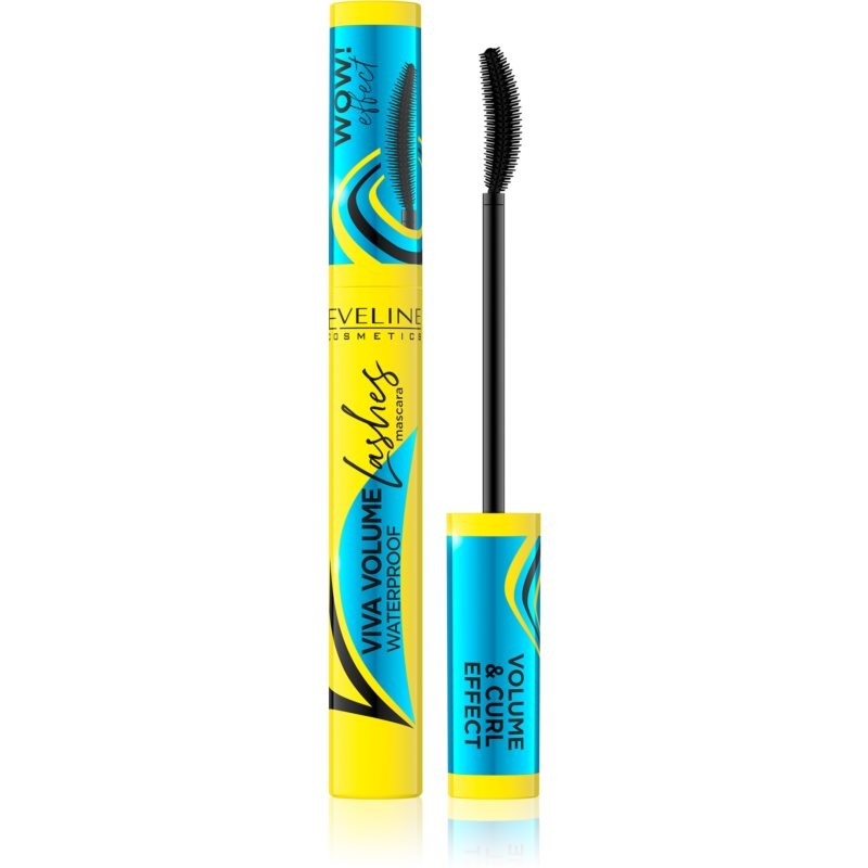 Eveline Cosmetics Viva Lashes Volume vodeodolná riasenka pre objem a zahustenie rias 10 ml