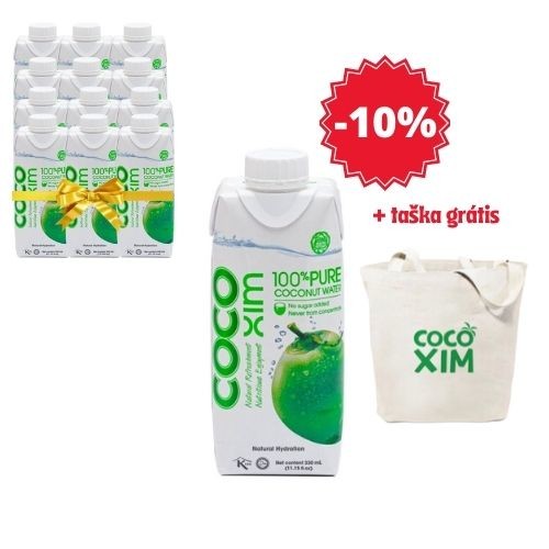 XL balenie - Kokosová voda 100 % Pure COCOXIM 12x330 ml