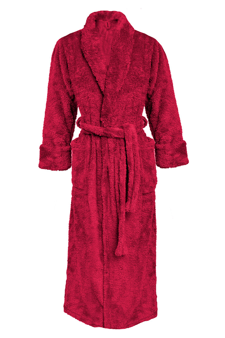 DKaren Dlhý Dámsky župan Eliza Raspberry XS Raspberry