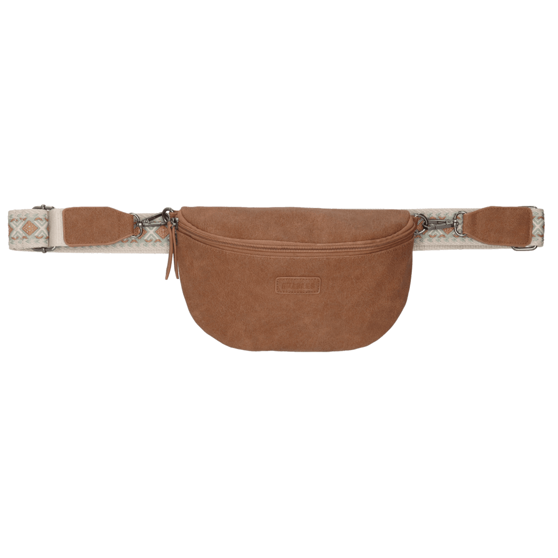 Beagles dámska ľadvinka Malaga s dekoratívnym popruhom - hnedá