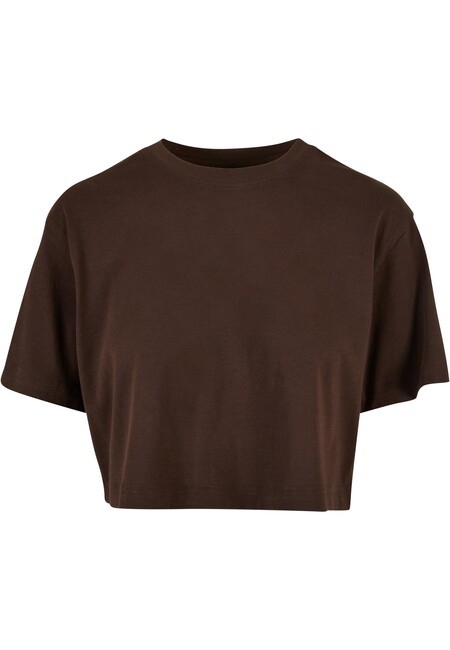 Urban Classics Ladies Short Oversized Tee brown - XS
