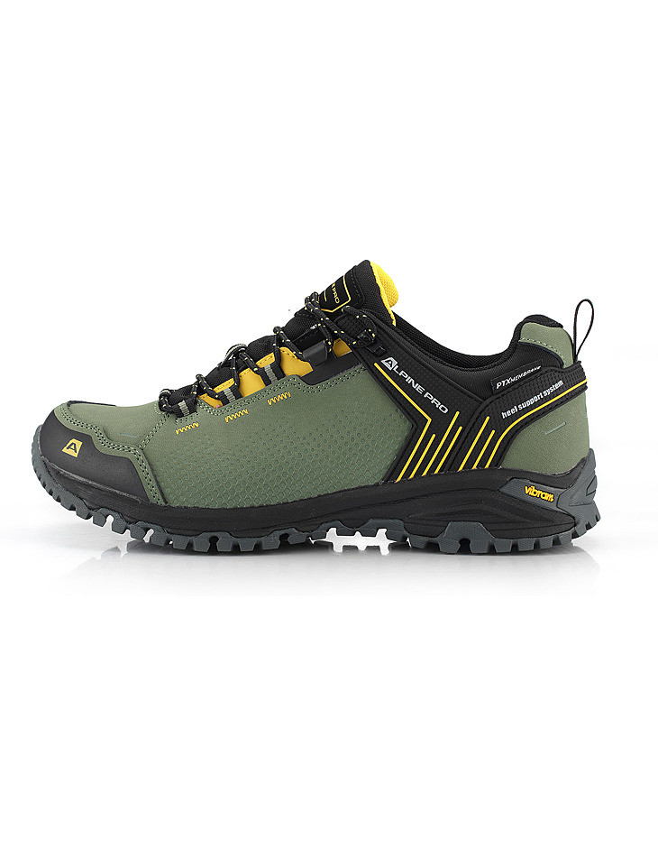 Outdoorová obuv s membránou ptx ALPINE PRE ZURREFE olivín