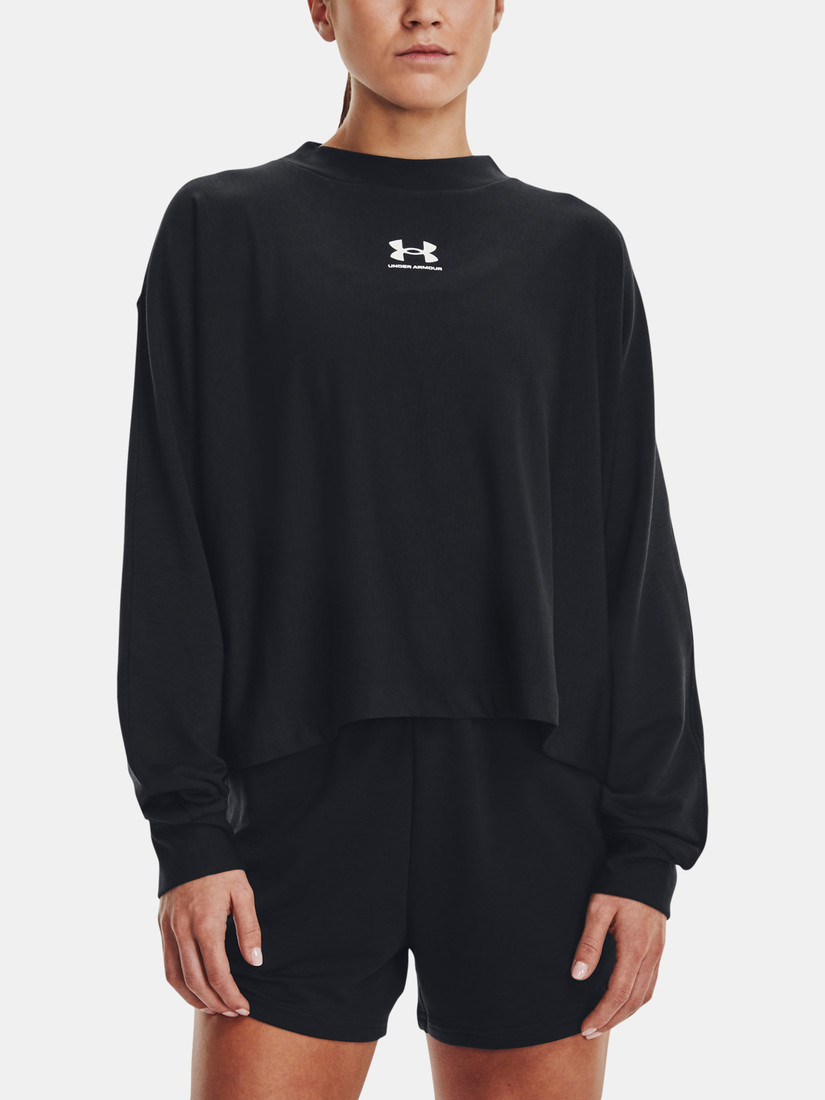Under Armour Sweatshirt UA Rival Terry Oversized Crw-BLK - Women