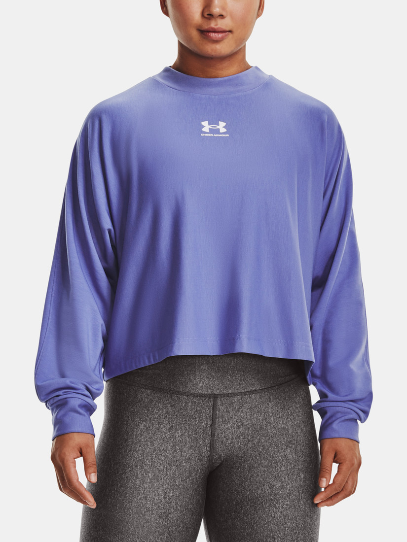 Under Armour Sweatshirt UA Rival Terry Oversized Crw-BLU - Women