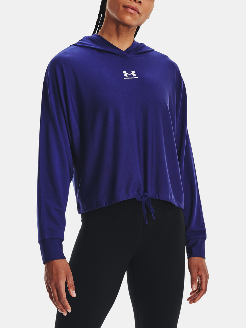 Under Armour Sweatshirt UA Rival Terry Oversized HD-BLU - Women