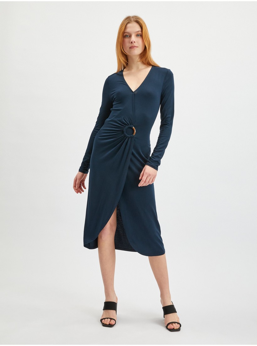 Orsay Dark blue ladies sheath dress - Women