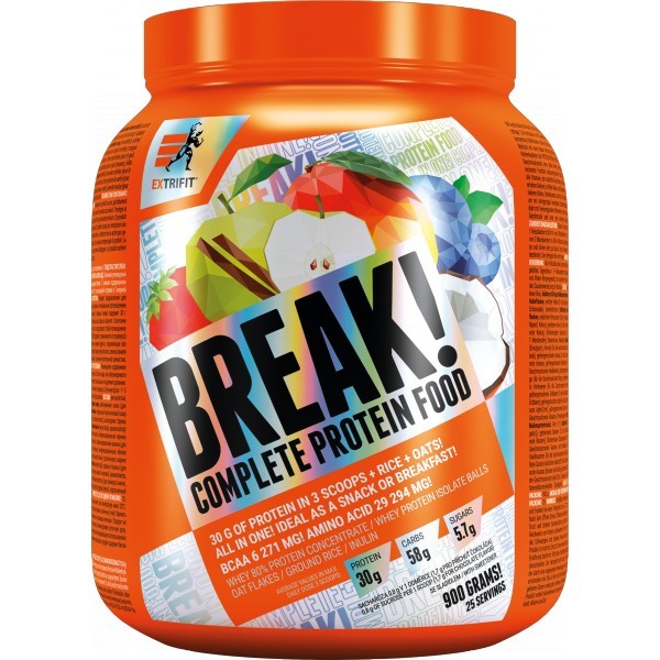 Extrifit Proteín Break! Farba: čokoláda, Veľkosť: 900 g