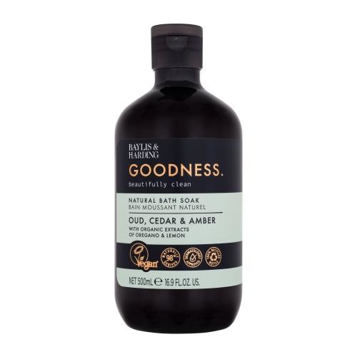 Baylis & Harding Goodness Oud, Cedar & Amber Natural Bath Soak 500 ml pena do kúpeľa pre ženy
