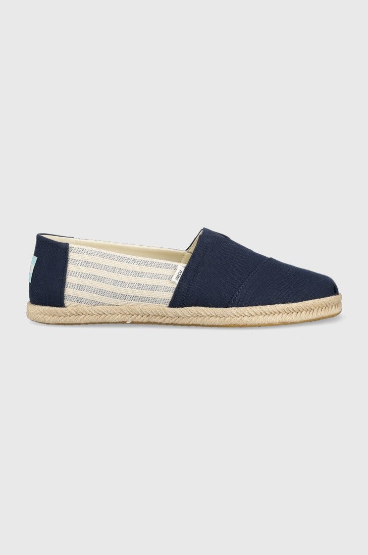 Espadrilky Toms Alpargata Rope tmavomodrá farba, 10019897