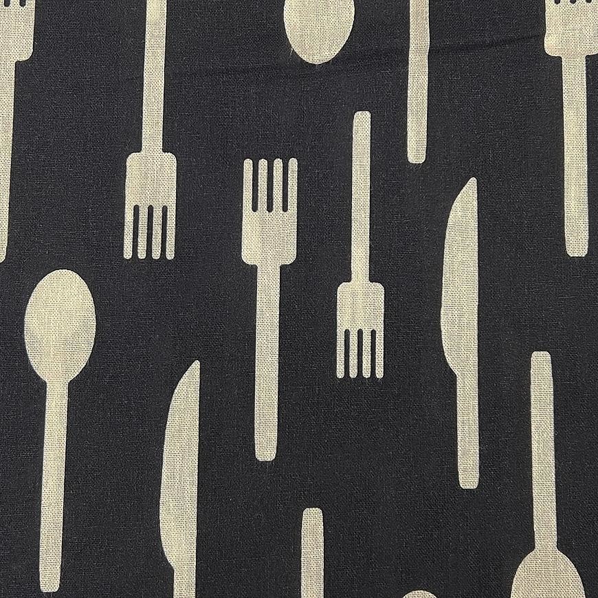 Závesová látka Modern 1,5x1000 mb čierna/biela