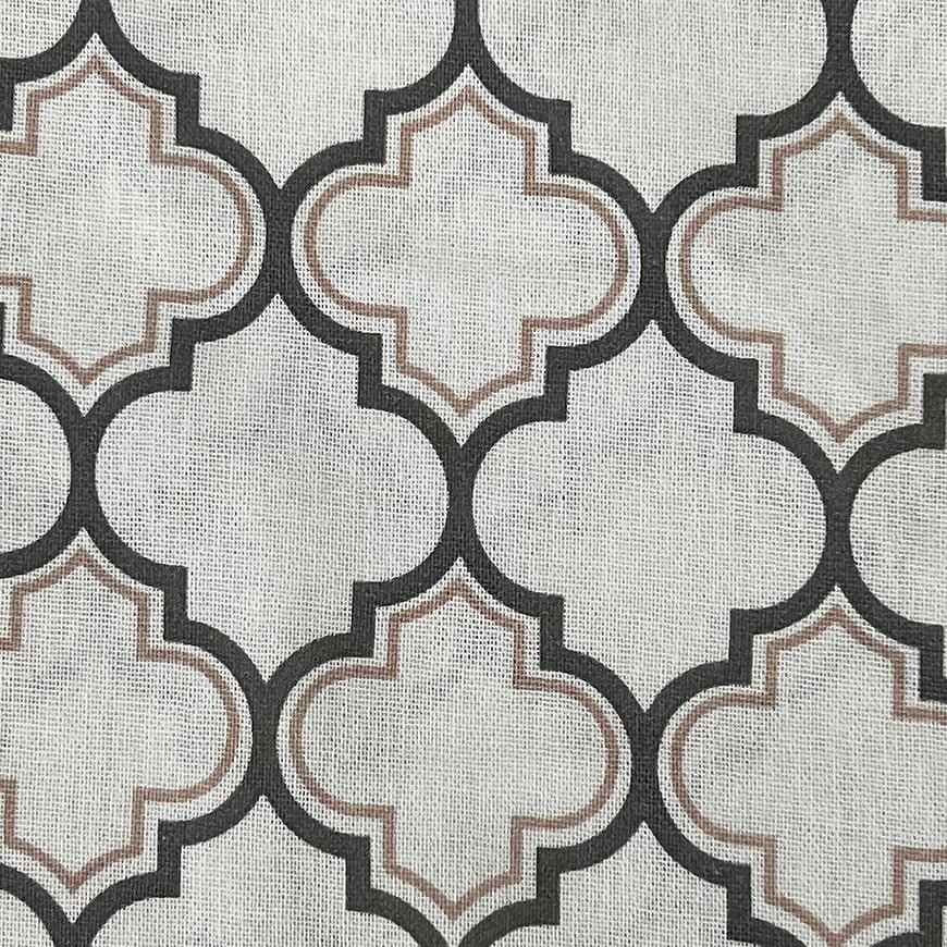 Závesová látka Past 1,5x1000 mb biela/svetlosivá