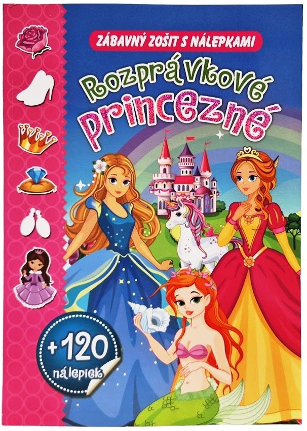 Rozprávkové princezné +120 nálepiek