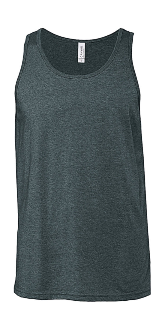 Nátelník Bella Jersey Tank - tmavo sivý-svetlo sivý, XS
