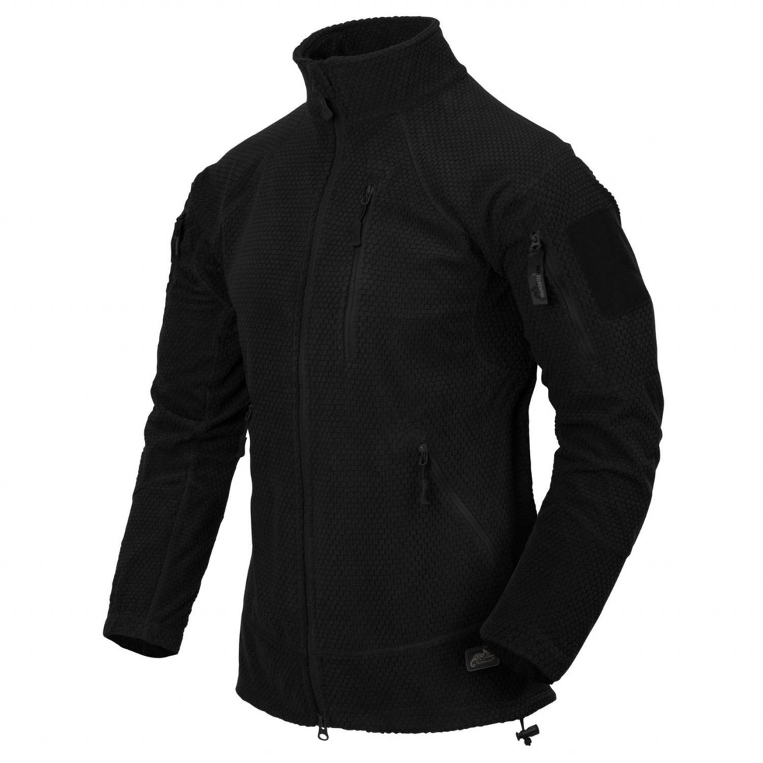Mikina fleecová Helikon Alpha Tactical - čierna, XS