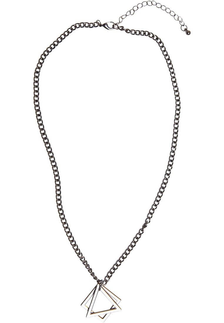 Urban Classics Mercury Layering Necklace gunmetal - One Size