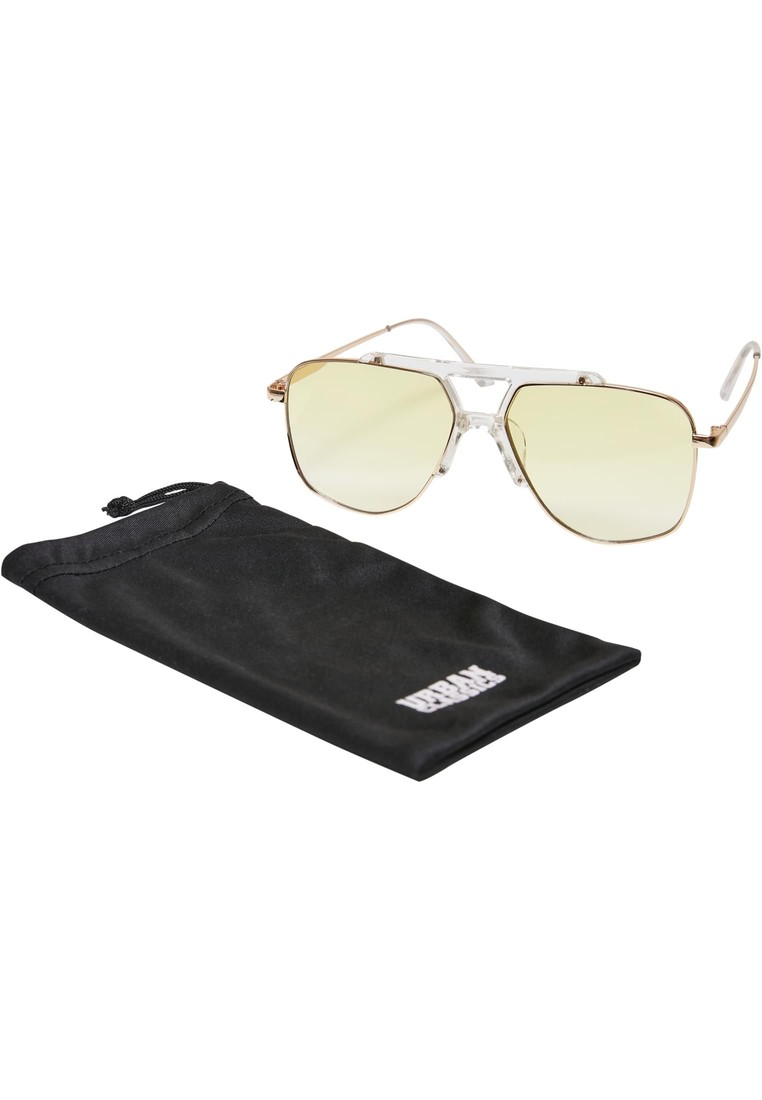 Urban Classics Sunglasses Saint Tropez transparent/gold - One Size