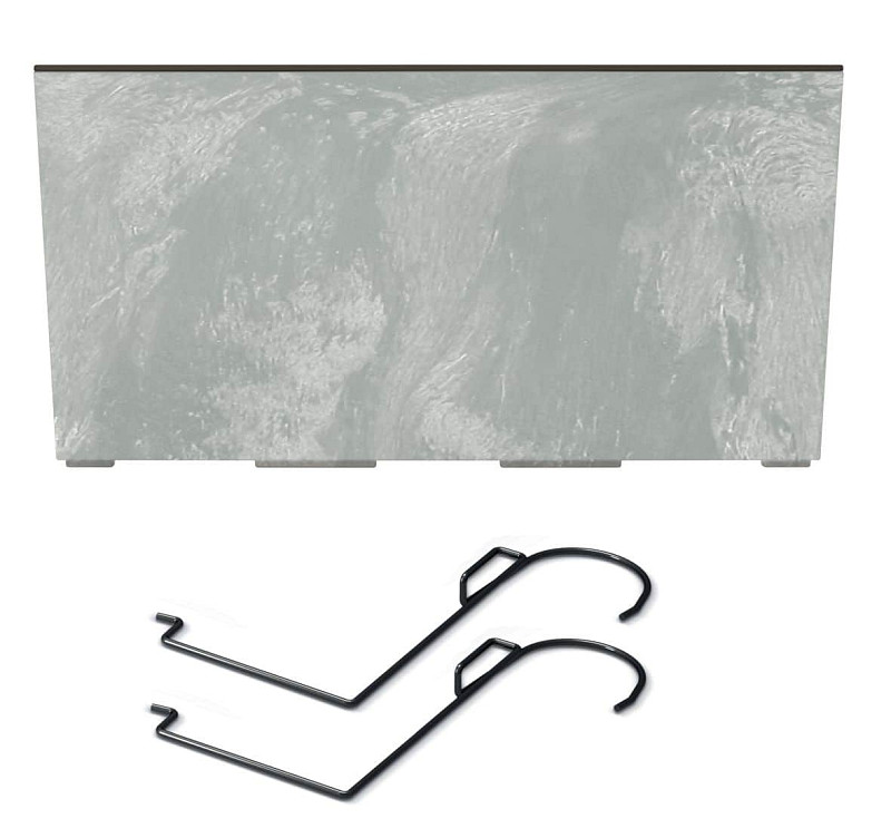 Truhlík s háky URBI CASE BETON EFFECT W beton 39,5cm
