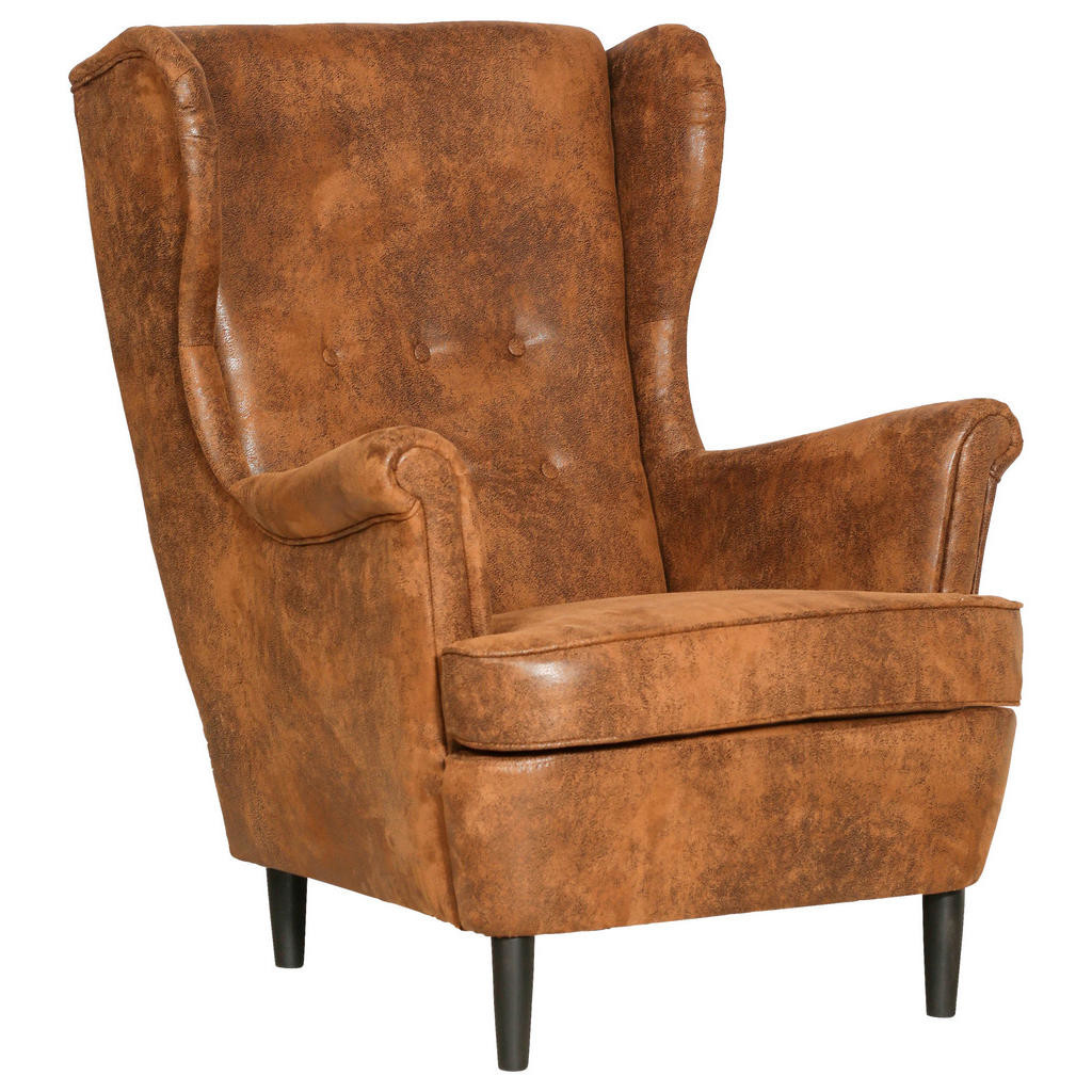 Niels Andersson KRESLO, drevo, textil, kartón, kompozitné drevo, hnedá