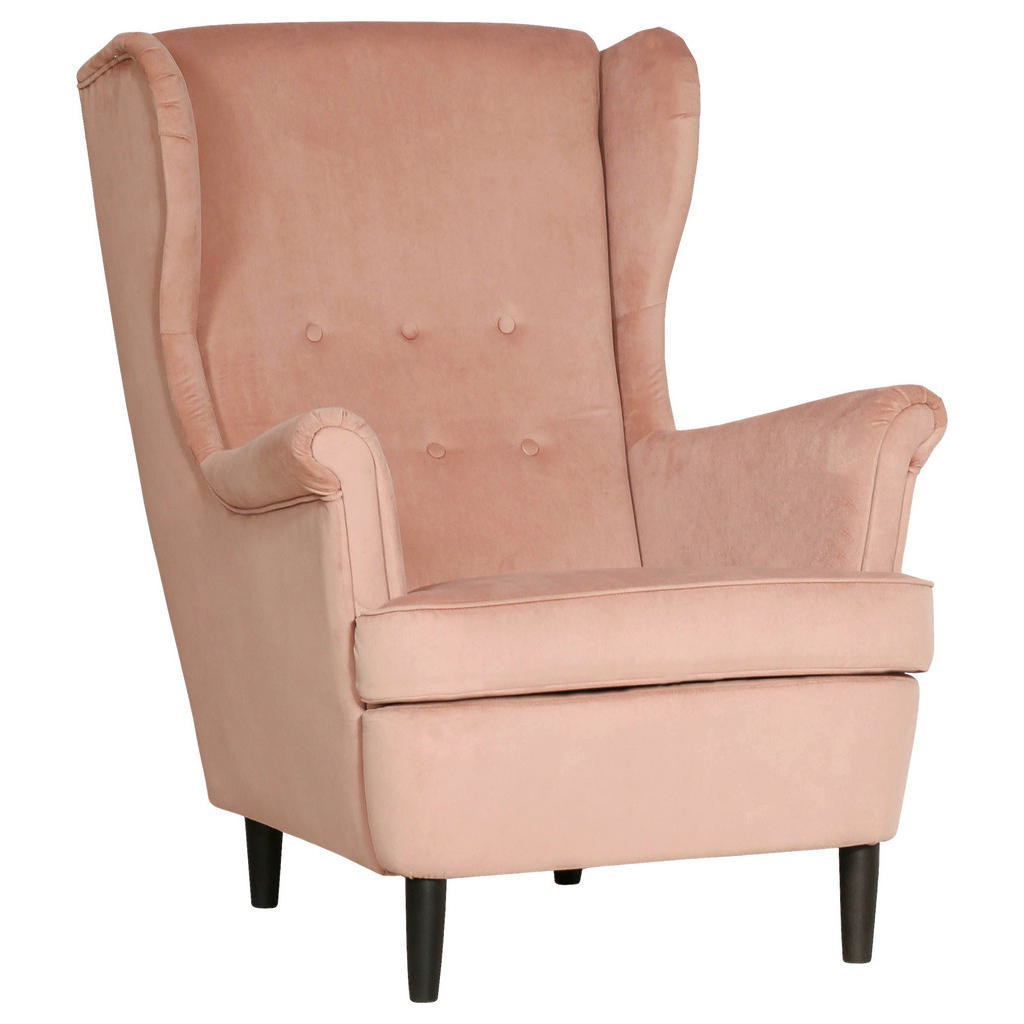 Niels Andersson KRESLO, drevo, textil, kartón, kompozitné drevo, pink