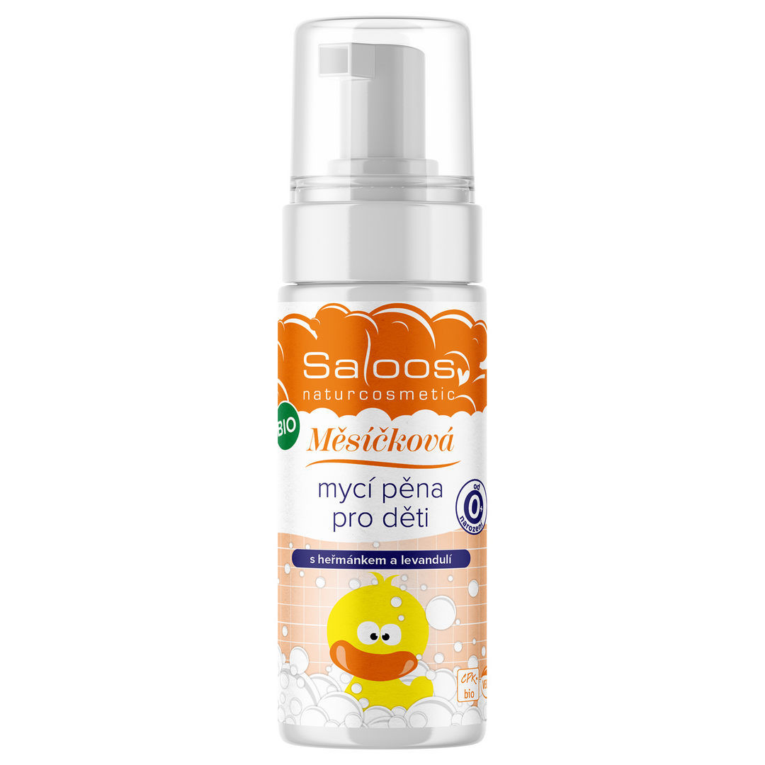 Saloos Nechtíková umývacia pena pre deti 150 ml Bio