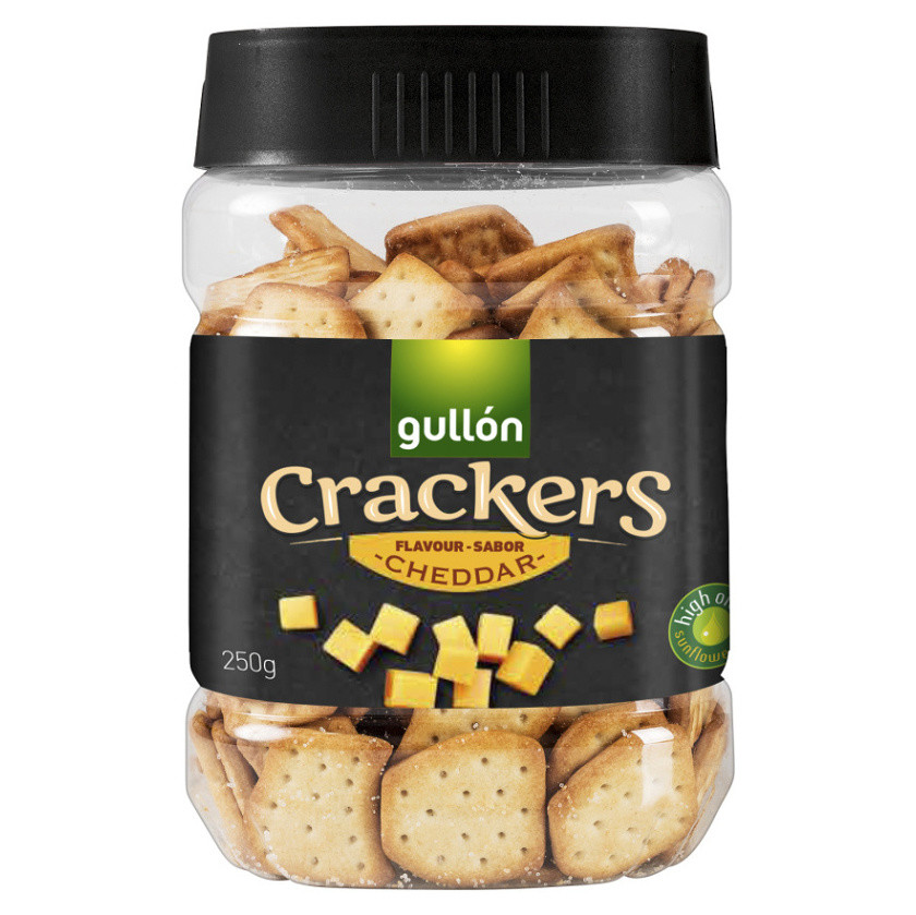 GULLÓN Crackers cheddar slané sušienky 250 g