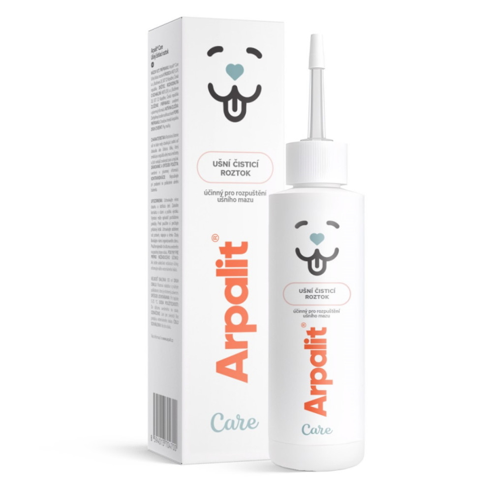 ARPALIT CARE Ušný čistiaci roztok pre psov a mačky 100 ml