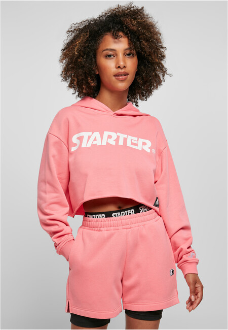 Ladies Starter Cropped Hoody pinkgrapefruit - XS