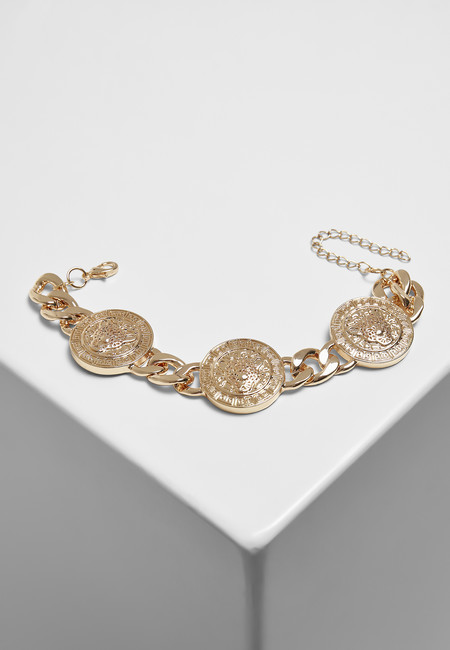 Urban Classics Big Plate Bracelet gold - S/M