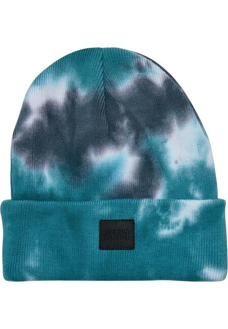 Urban Classics Tie Dye Beanie Kids grey/teal - S/M