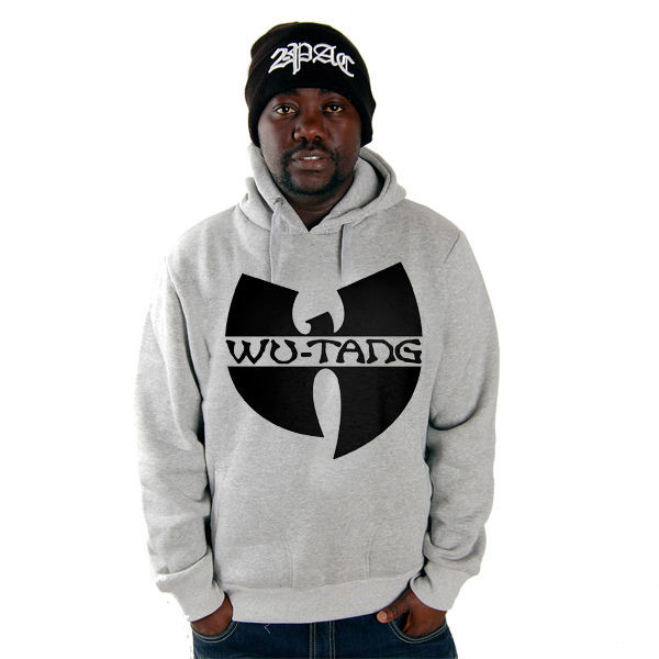 Wu-Wear Wu-Wear Logo Hoody heather grey - S