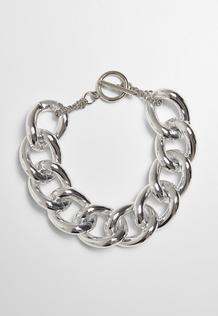 Urban Classics Flashy Chain Bracelet silver - S/M