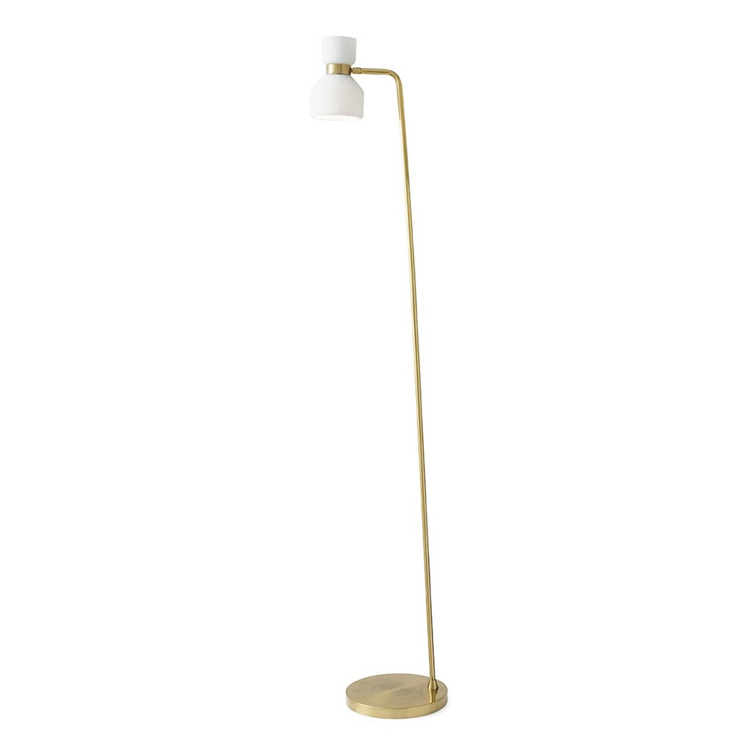 Stojacia lampa Fifty brúsená mosadz