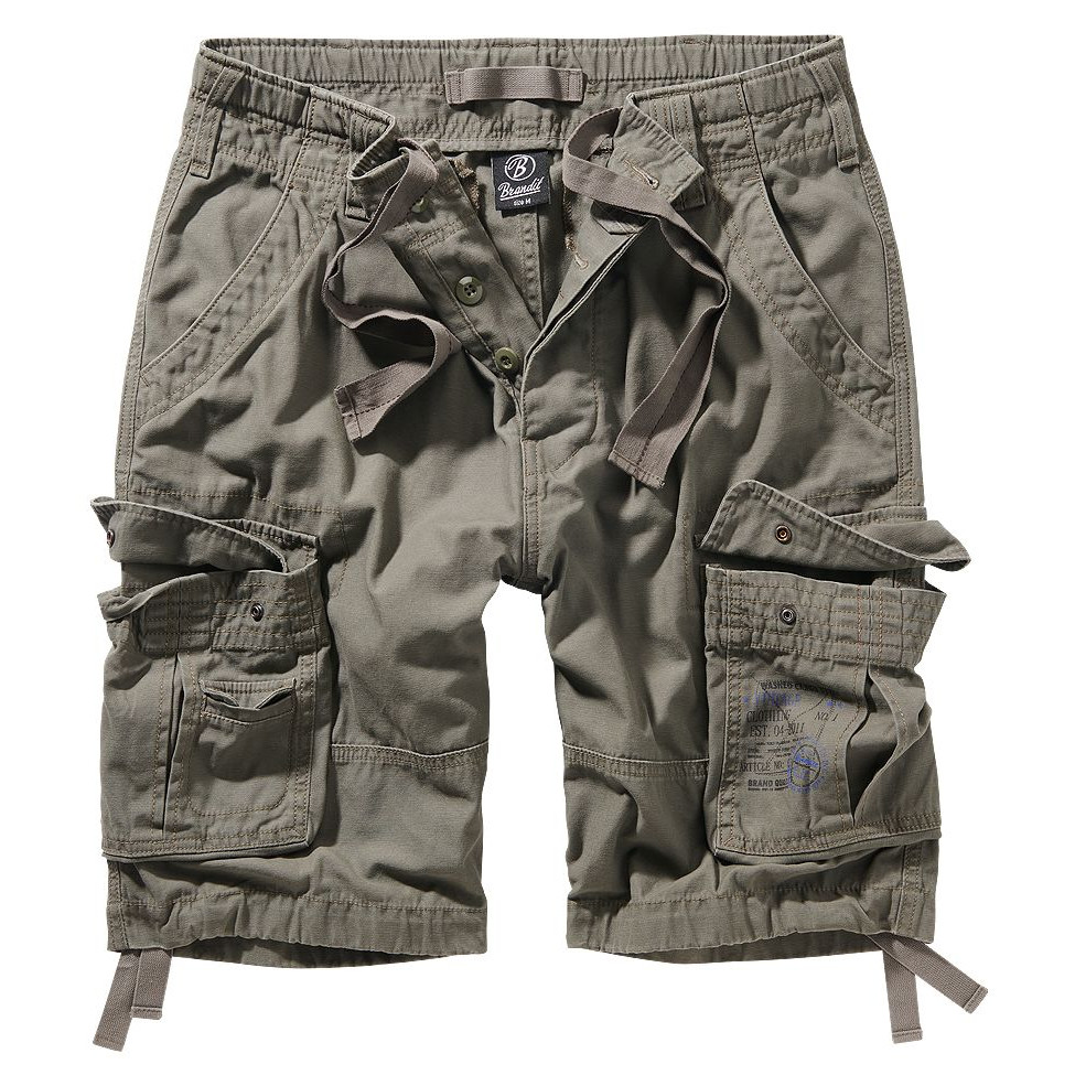 Kraťasy Brandit Pure Vintage Shorts - olivové, S