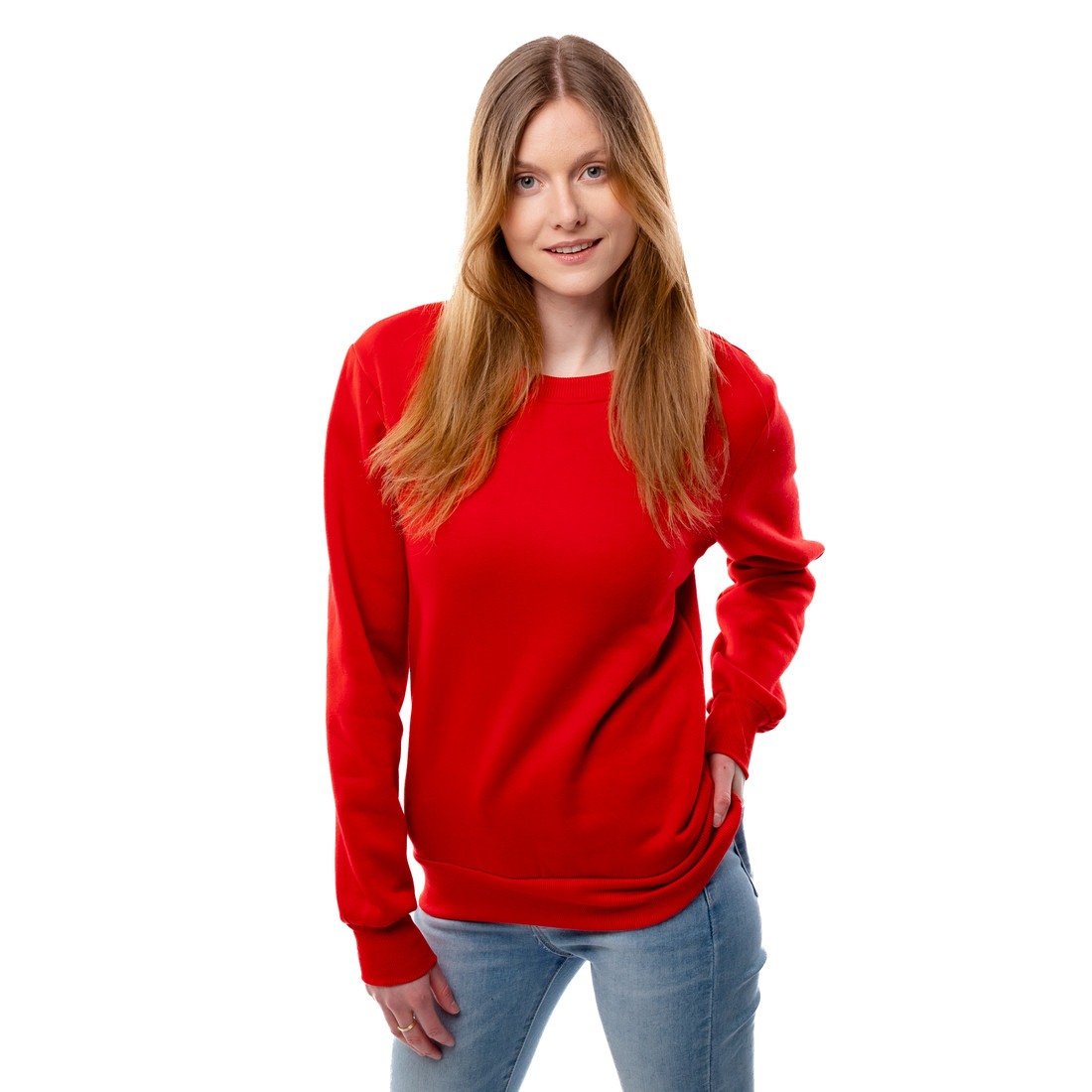Women's sweatshirt GLANO - red