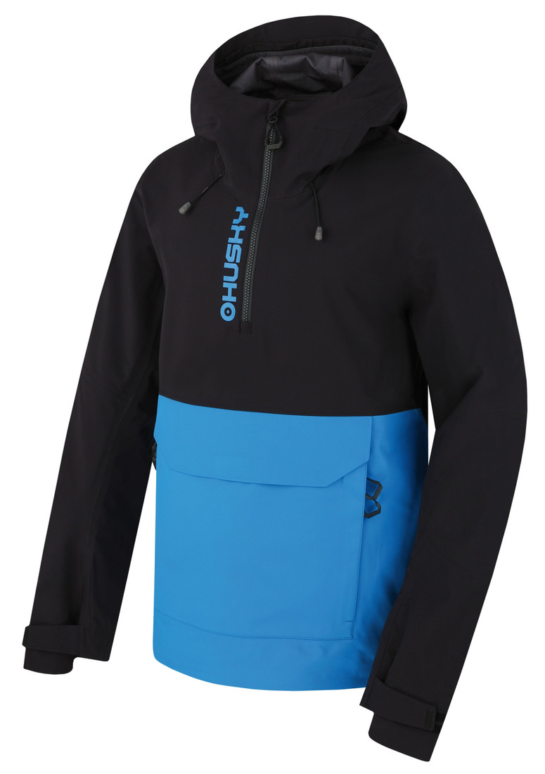 Men's outdoor jacket HUSKY Nabbi M black/neon blue