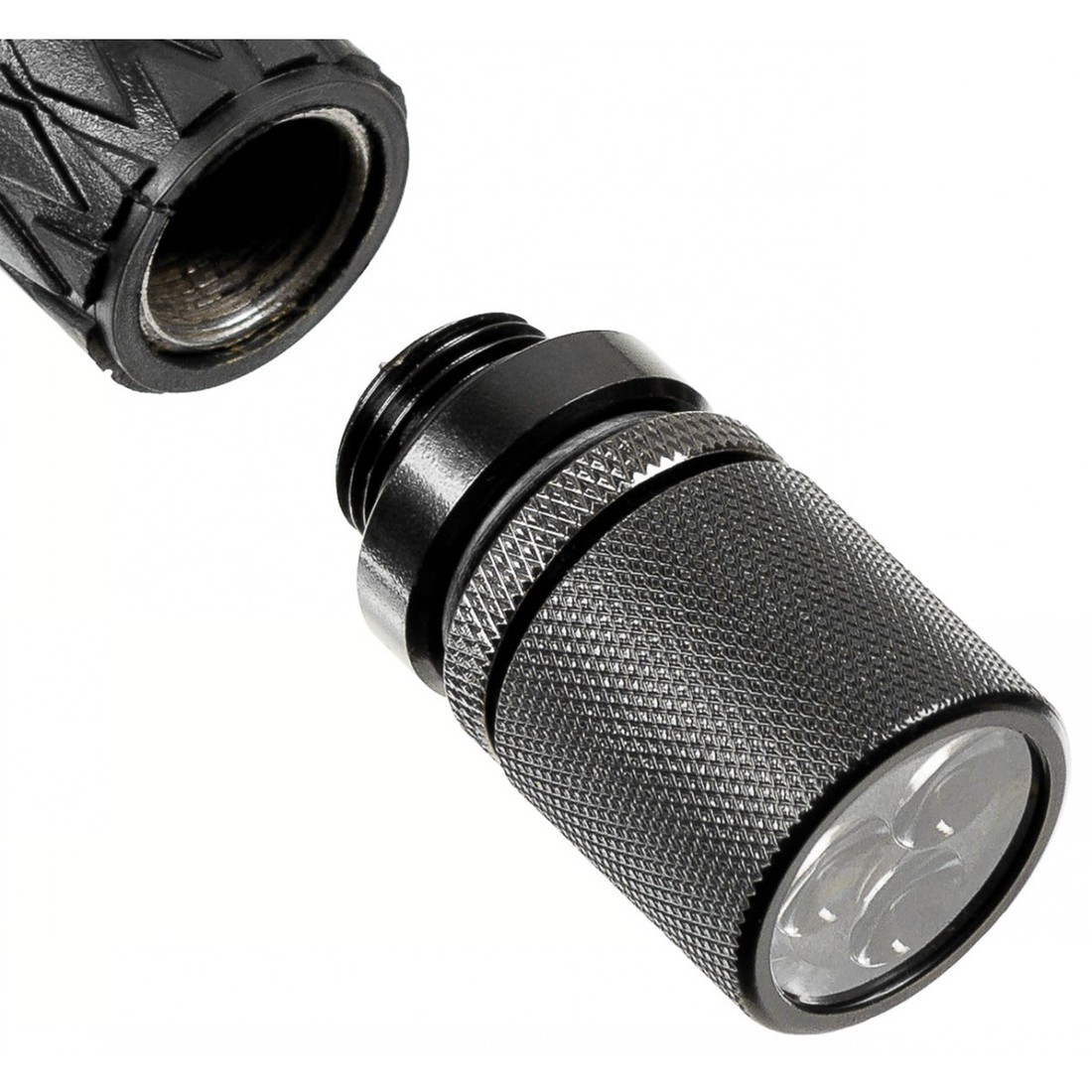 Lampa na pripevnenie na obušok MFH - čierna