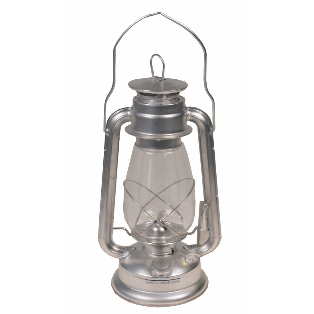 Lampa petrolejová MFH Zinok 28 cm - strieborná