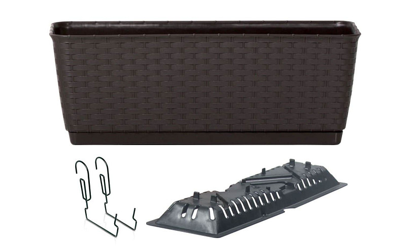 Truhlík s háky RATOLLA PW umbra 40,0cm