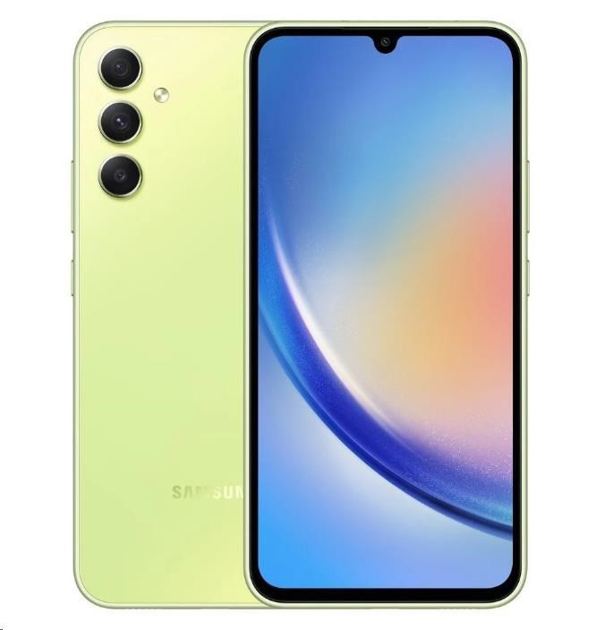 Samsung Galaxy A34 (A346), 6/128 GB, EÚ, 5G, zelená
