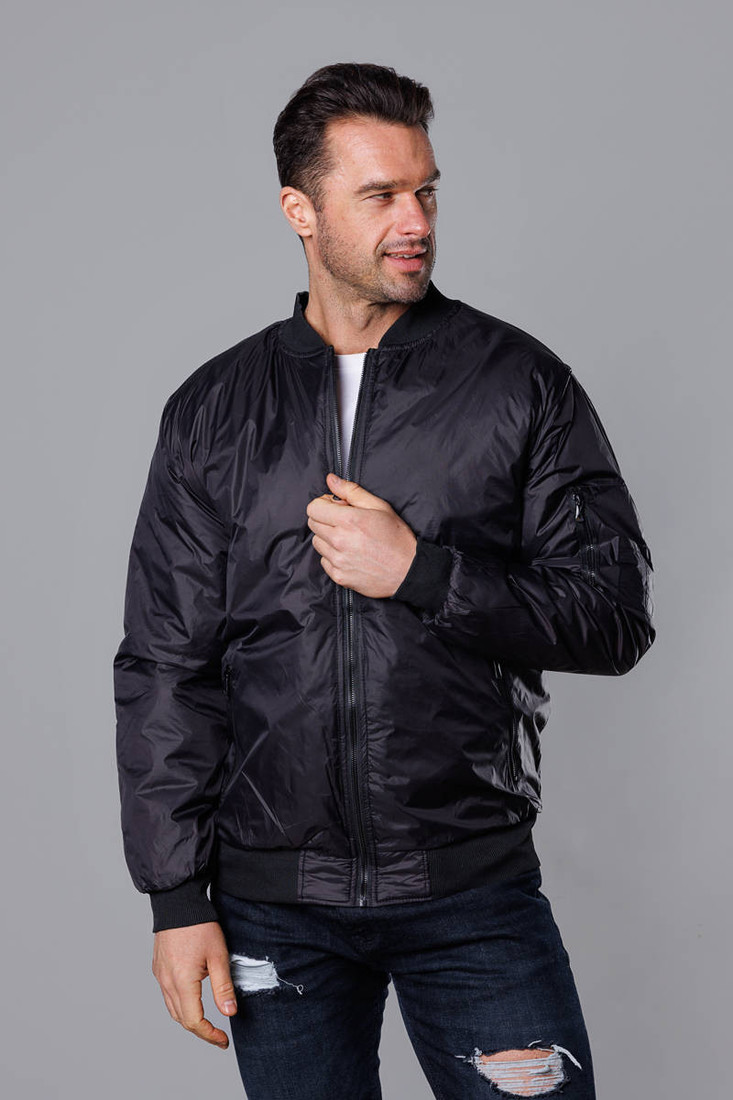 Čierna pánska bunda typu 