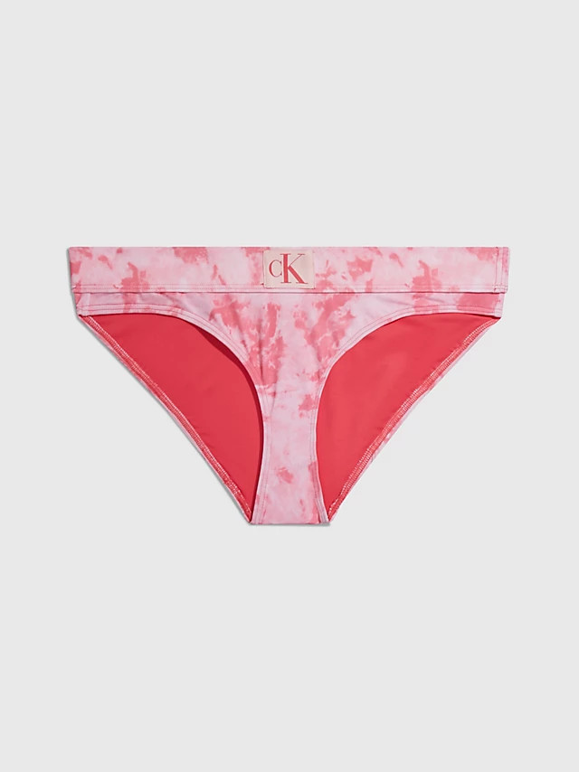 Dámske plavkové nohavičky KW0KW02124 0JV ružová - Calvin Klein S